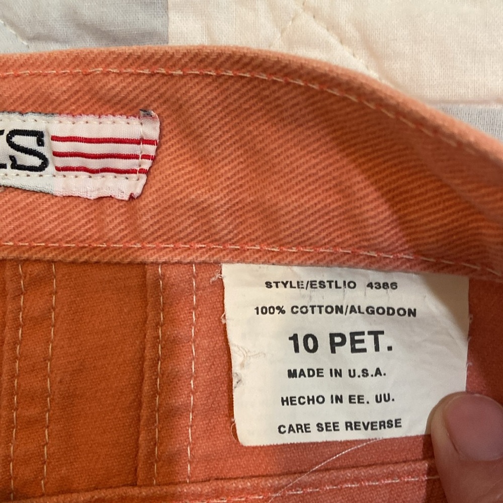Women's Zena Apricot Colored Jeans size 10 petite. - Picture 3 of 9